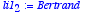 li1[2] := Bertrand