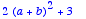2*(a+b)^2+3