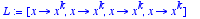 L := [proc (x) options operator, arrow; x^k end pro...