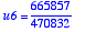 u6 = 
665857/470832
