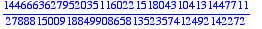 14466636279520351160221518043104131447711/278881500...