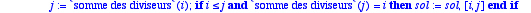 amiable := proc (n::integer) local i, j, sol; sol :...