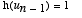 h(u[n-1]) = 
1