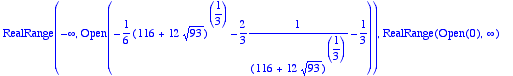 RealRange(-infinity,Open(-1/6*(116+12*sqrt(93))^(1/...
