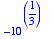 -10^(1/3)