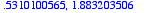 .5310100565, 
1.883203506
