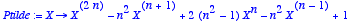 Ptilde := 
proc (X) options operator, arrow; X^(2*n)...