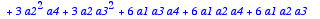 3*a1^2*a4+3*a1*a2^2+3*a1*a3^2+3*a1^2*a2+3*a1^2*a3+6...