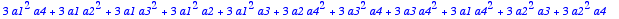 3*a1^2*a4+3*a1*a2^2+3*a1*a3^2+3*a1^2*a2+3*a1^2*a3+3...