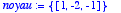 noyau := {vector([1, -2, -1])}