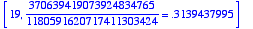 [19, 370639419073924834765/1180591620717411303424 =...