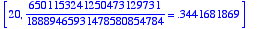[20, 6501153241250473129731/18889465931478580854784...