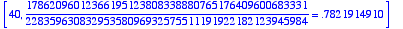 [40, 1786209601236619512380833888076517640960068333...