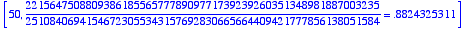 [50, 2215647508809386185565777890977173923926035134...