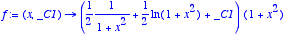 f := proc 
(x, _C1) options operator, arrow; (1/2*1/...