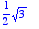 1/2*sqrt(3)
